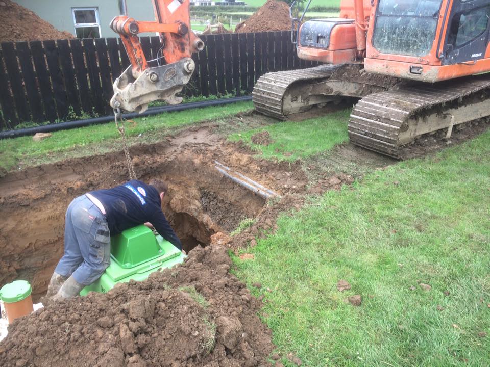 Tricel Novo UK8 with a pumped outlet -septic tank upgrade