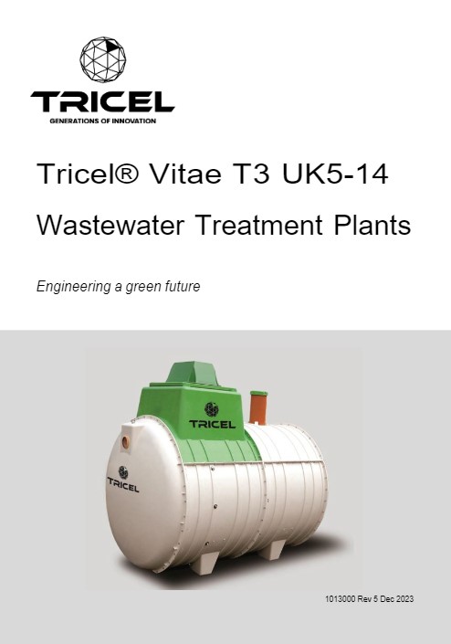 Tricel Vitae Wastewater Treatment Plant Manual download it now