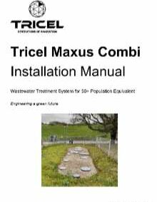 Tricel Maxus Combi (Installation Manual)